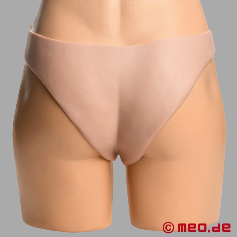 Strap-On - PeggingPerfect™ - RealSkin™ Slip-Style Harness with Hollow Dildo (7.5 inch) - 7