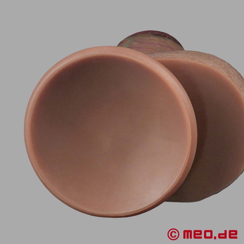 Dildo XXL realista - 24,6 cm (Ø 7 cm) feito de silicone de duas camadas - BBC - 4