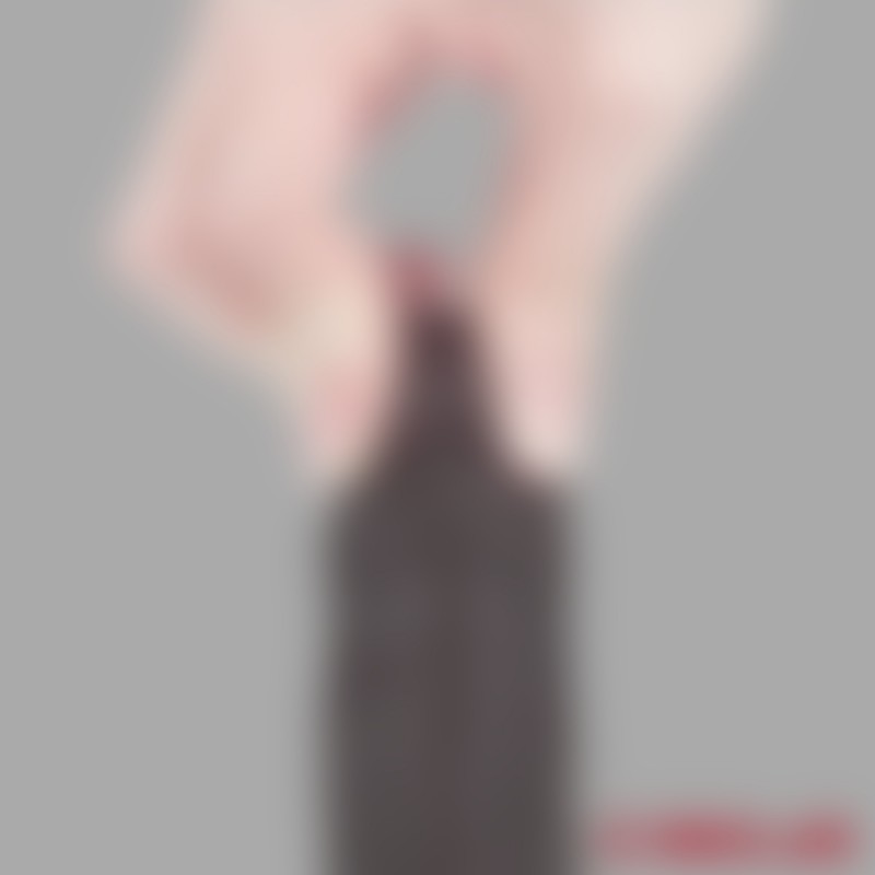 TrueFlesh™ 17,5 cm - Hyperrealistischer schwarzer Dildo - 9