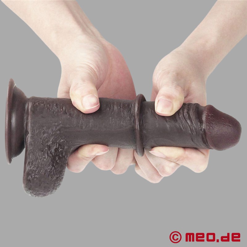 TrueFlesh™ 6.9 Inch (17.5 cm) - Hyper-Realistic Black Dildo - 2