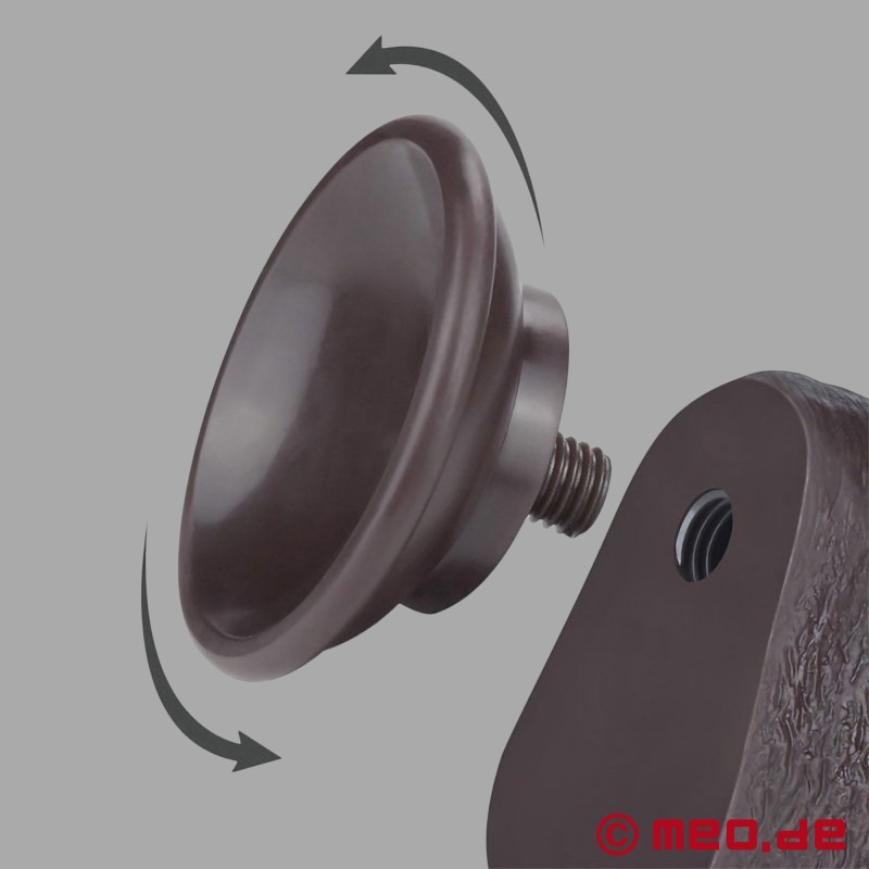 TrueFlesh™ 24 cm - Hyperrealistische zwarte dildo - 9