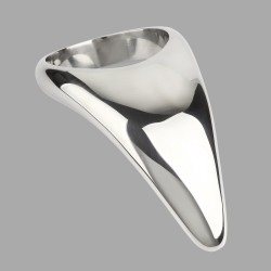 MEO® SilverTongue™ - Edelstahl-Cockring mit Perineumstimulation