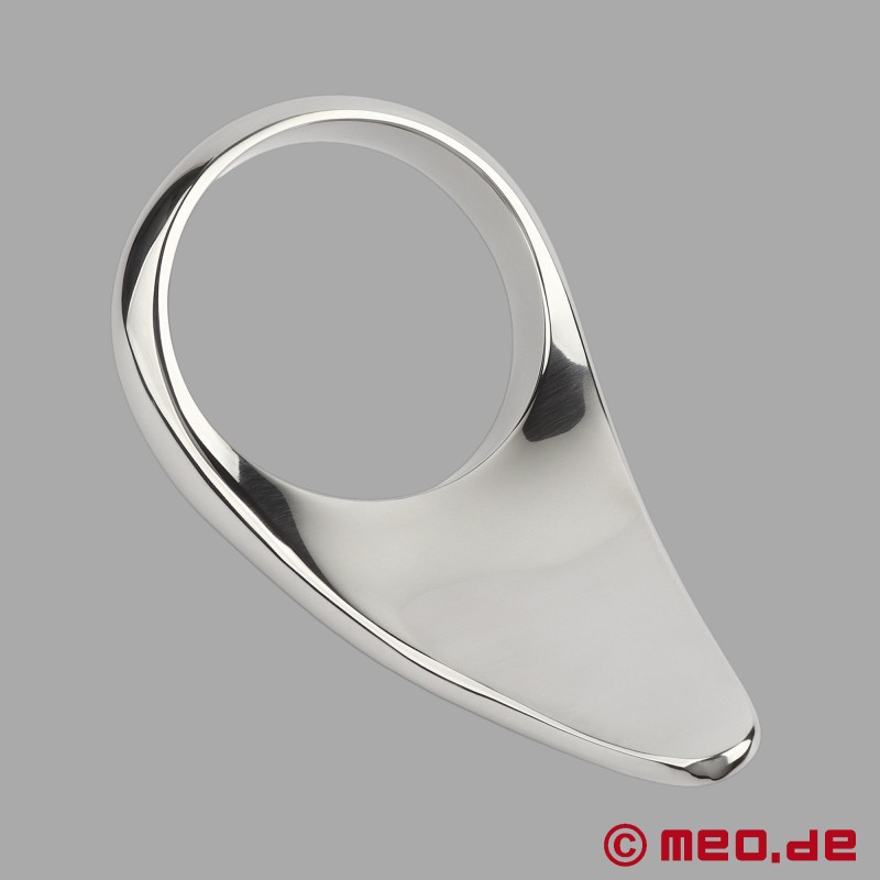 MEO® SilverTongue™ - Cockring em aço inoxidável com estimulação do períneo - 5