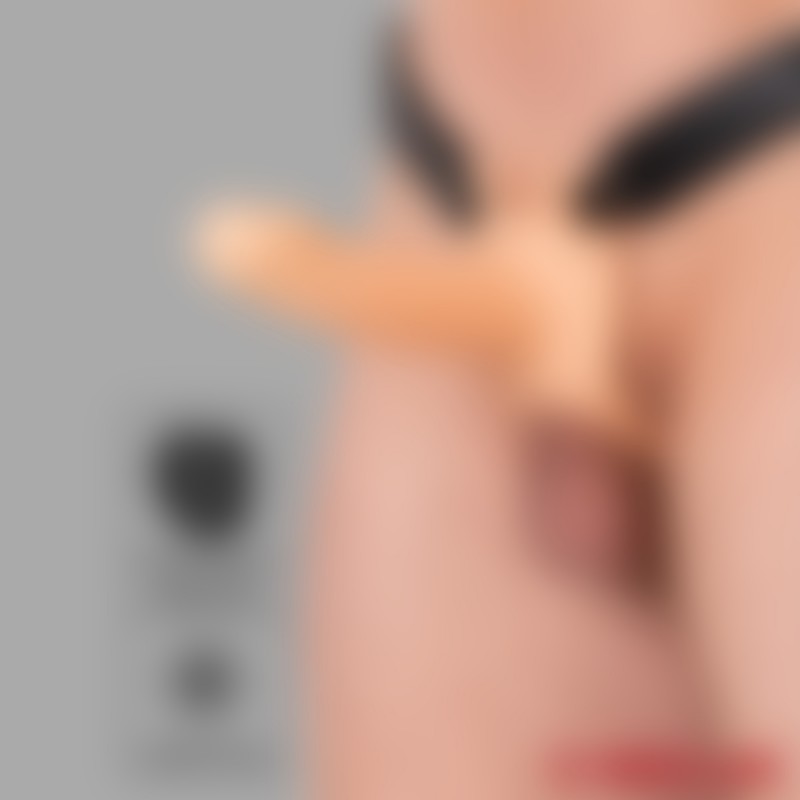 INFERNO™ - Hollow Vibrating Strap-On with Remote - 6.3" (16 cm) - 1