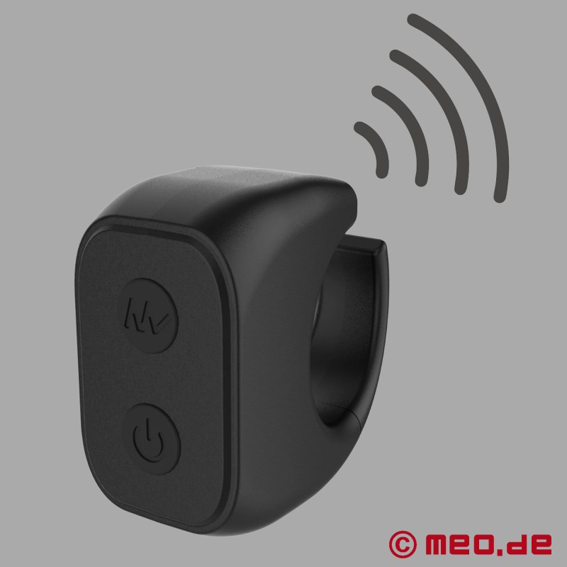 Strap-on - INFERNO™ - con dildo cavo lungo 18 cm e vibrazione a controllo remoto. - 7