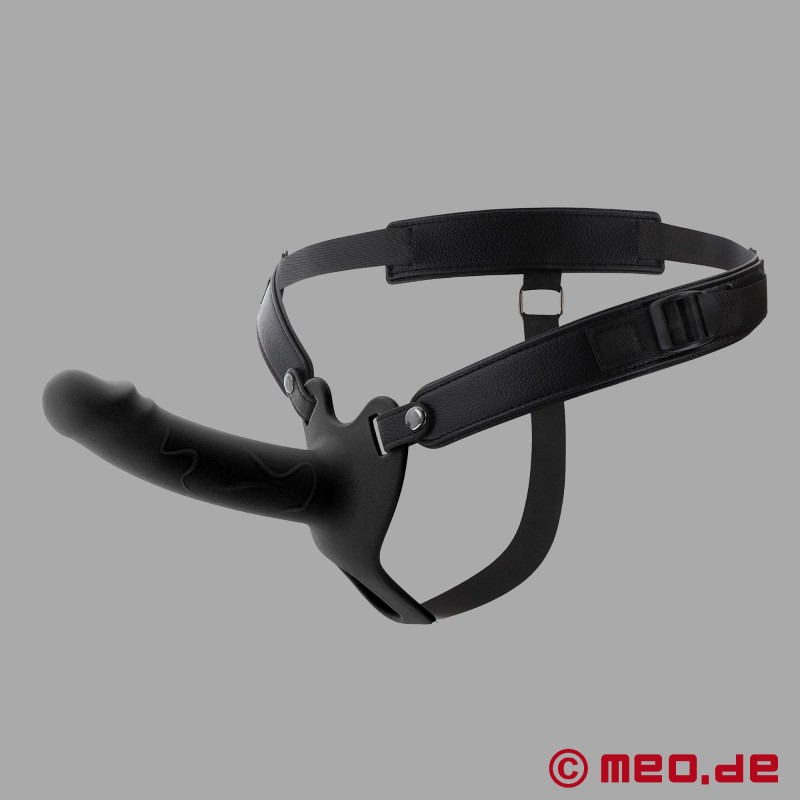 INFERNO™ - İçi boş yapay penisli Strap-on - 16 cm - 2