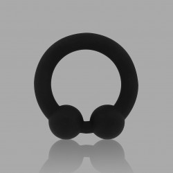 Black BullRing™ by Cazzomeo® - Sert ereksiyonlar için nihai Cock Ring - Thumbnail