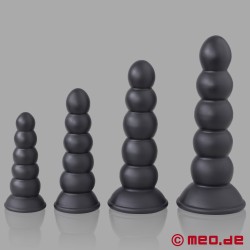 Pénétron™ - Črni silikonski čep s priseskom