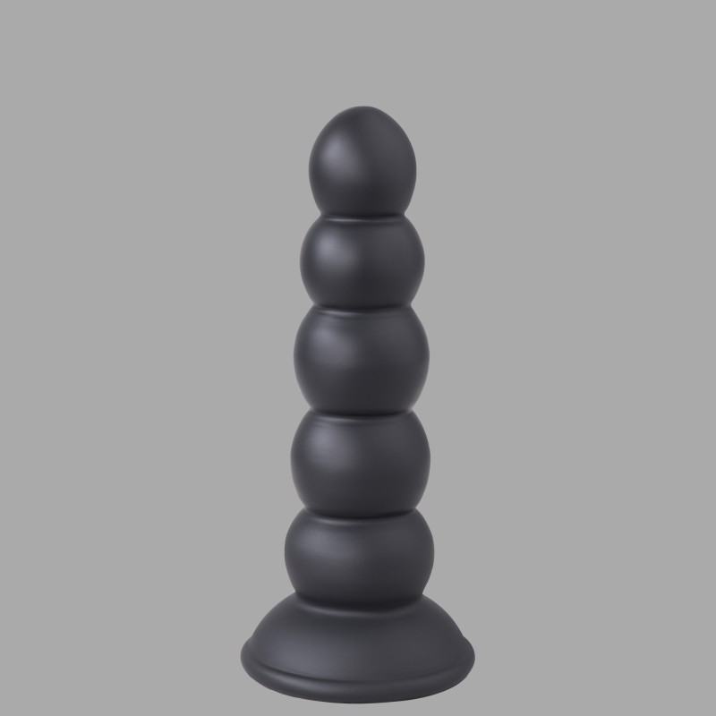 Pénétron™ - Buttplug noir en silicone liquide avec ventouse - 2