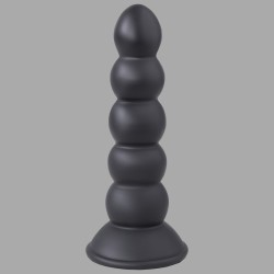Pénétron™ - Buttplug noir en silicone liquide avec ventouse