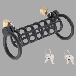 NoPacha® LockMates™ - Double cage de chasteté - Thumbnail