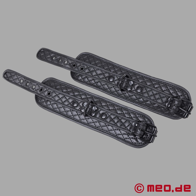 Δερμάτινοι χειροπέδες ποδιών - Black Diamond από την MEO® - 3