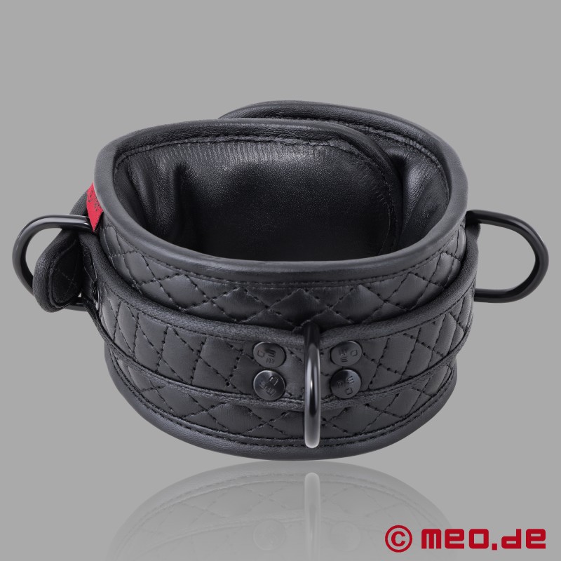 Nahkaisen BDSM-pannan muotoilu - Black Diamond -sarja MEO®:ltä - 3
