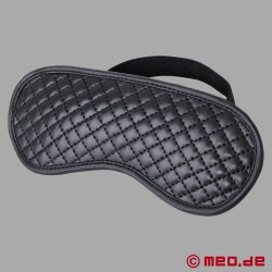 BDSM leren oogmasker - Black Diamond™ serie van MEO®