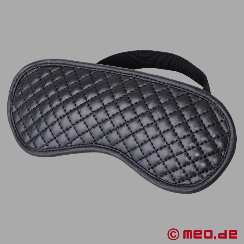 BDSM nahkaisen silmämaskin Black Diamond™ sarja MEO®:lta - 5