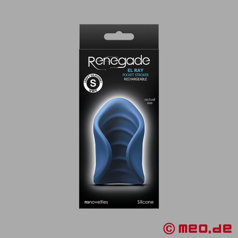 Renegade® El Ray Pocket Stroker™ - vibrerende masturbator - 2