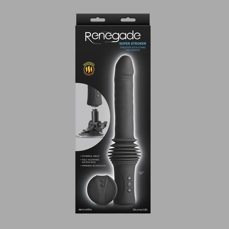 Renegade Super Stroker - vibrátor s funkciou šoku - 4