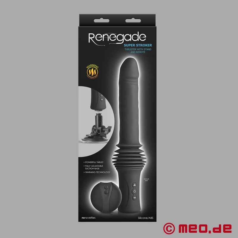 Renegade Super Stroker – Vibratore con funzione di spinta - 4