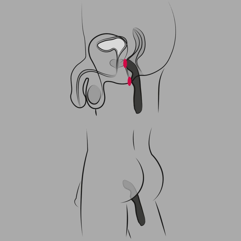 P-Spot vibrator - vibrator for stimulering av prostata - 1