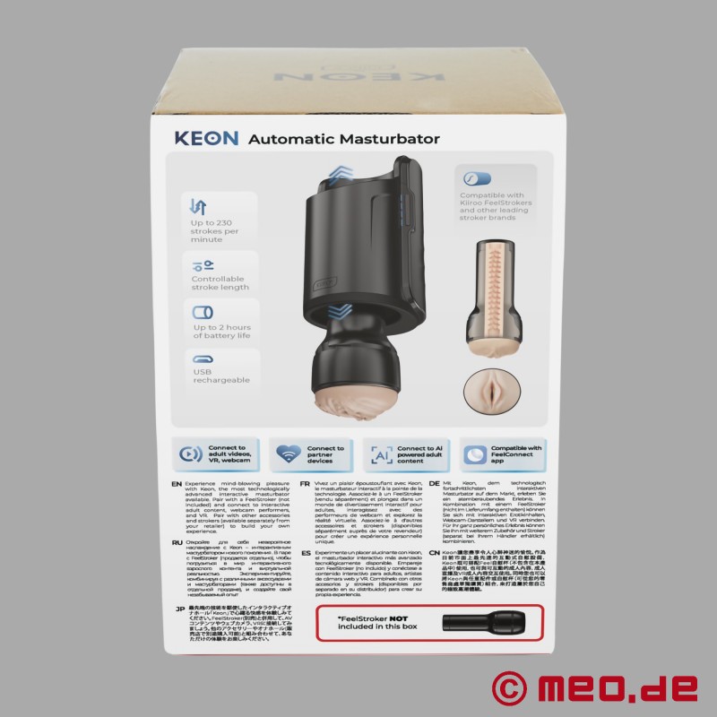 KIIROO® Keon™ Wi-Fi - Interactieve hightech masturbator - 8