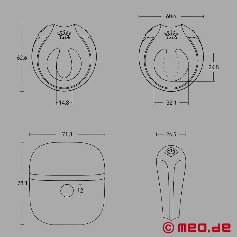 ZALO® Apis™ - Anello vibrante per il pene (controllo via app) - 8