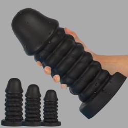 BlackBeast™ - Plug anal de silicone com ventosa