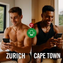 Lovense Gush 2™ - Контролиран от приложението осцилиращ мастурбатор с AI
