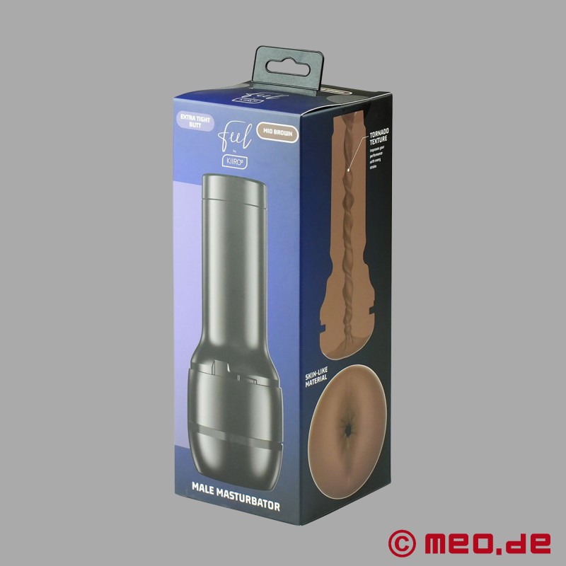 KIIROO® Feel Stroker™ - Maszturbátor férfiaknak - végbélnyílás, sötét bőrszínű - 6