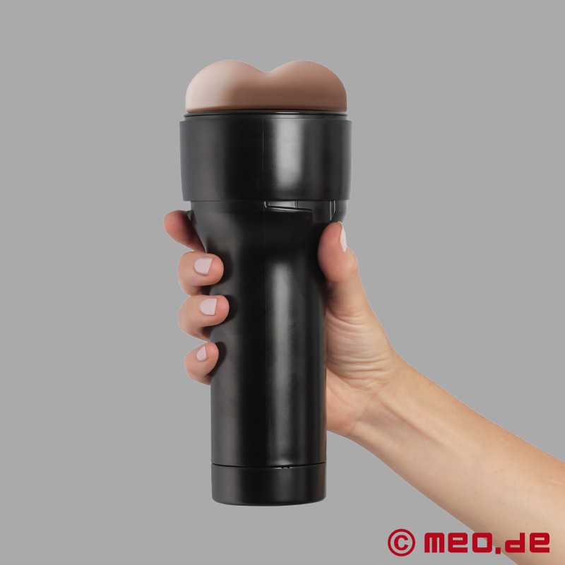 KIIROO® Feel Stroker™ - Masturbators vīriešiem - anālais atveris, ļoti tumšs ādas tonis - 3