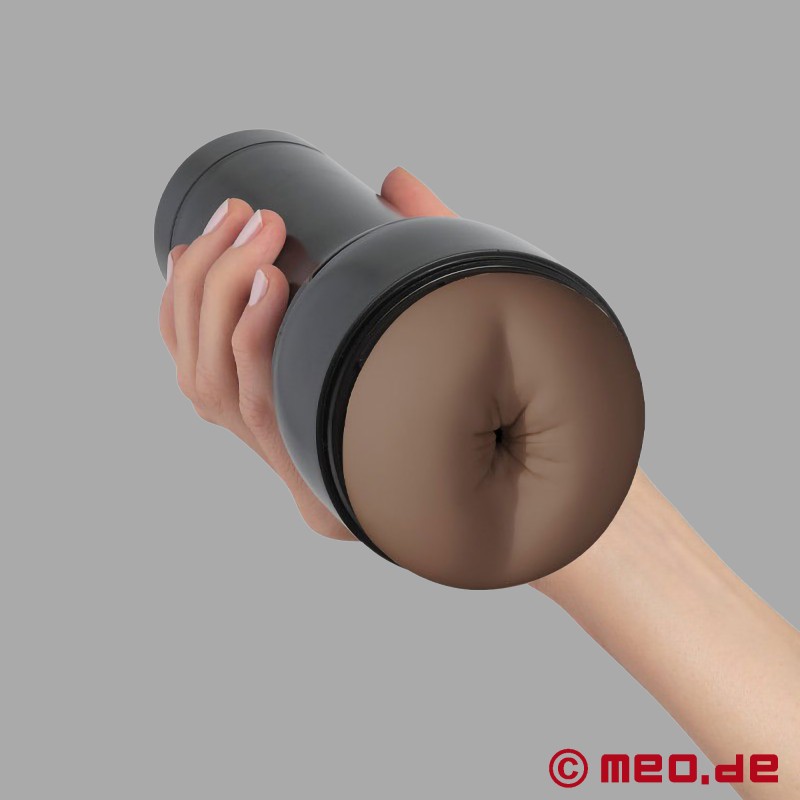 KIIROO® Feel Stroker™ - Maszturbátor férfiaknak - végbélnyílás, nagyon sötét bőrtónusú - 4