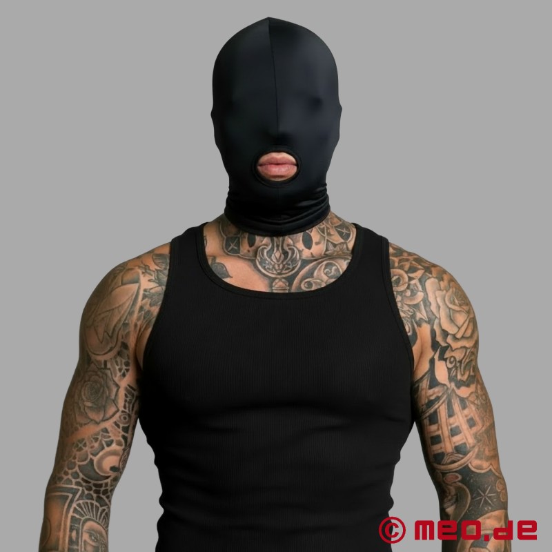 Double-Layer Fetish Hood - Spandex BDSM Hood for Anonymous Blowjobs by MEO - 1