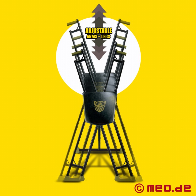 MEO® Andreaskruis - Draagbaar Andreaskruis voor bondage - 10