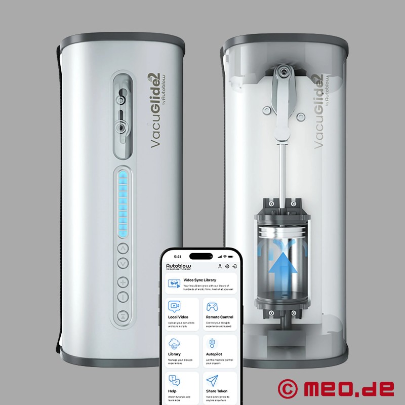 Autoblow® VacuGlide 2 - Masturbatiemachine en melkmachine voor mannen - 9