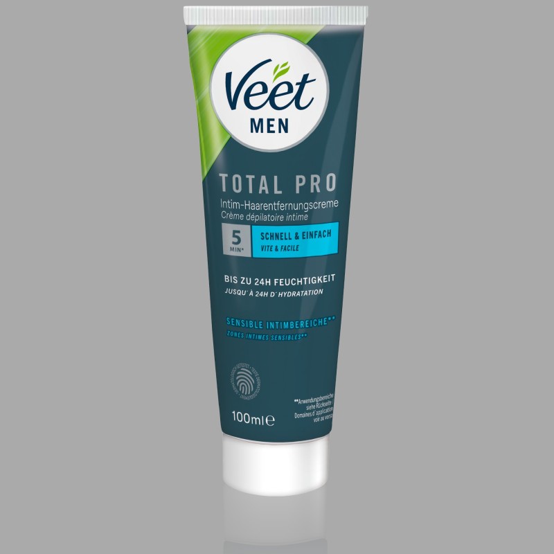 Veet Men Total Pro™ Set de depilación íntima, 150 ml - 4