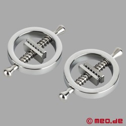 IronMaiden™ - Brystvorteklemmer fra MEO® - metalklemmer med piercing-look - Thumbnail