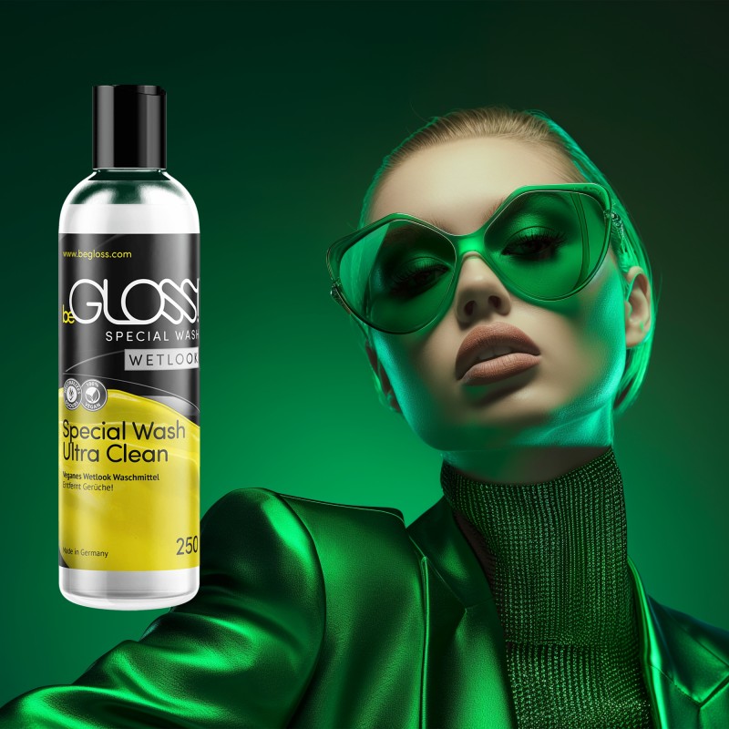 beGLOSS® Special Wash™ - Reinigingsmiddel voor kleding met een natte look - 2