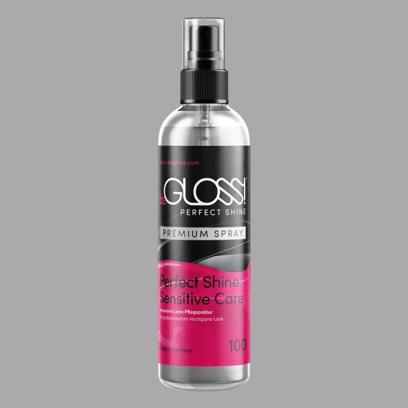 beGLOSS® Perfect Shine™ - polish för latexkläder - pumpspray - 2