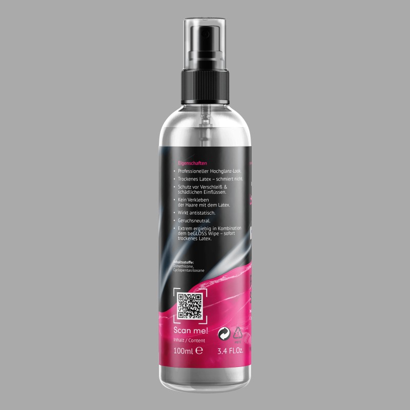 beGLOSS® Perfect Shine™ - polírozó latex ruházathoz - pumpás spray - 4