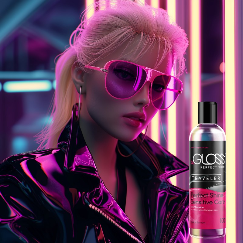 beGLOSS® Perfect Shine™ & Sensitive Care™ - Brillance haute et soin pour vêtements en latex - 1