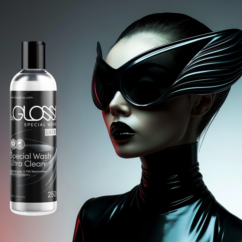 beGLOSS® Special Wash™ - Detergente para lencería y ropa interior de vinilo, PVC y efecto charol - 2