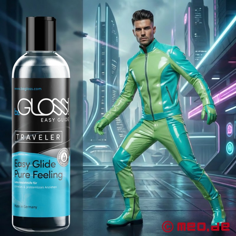 beGLOSS® Easy Glide™ - Pārsienamais līdzeklis lateksa apģērbiem - 1