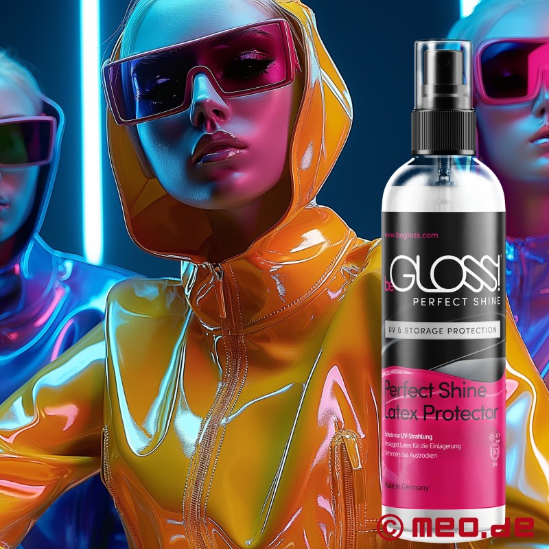 beGLOSS® Perfect Shine™ - спрей за латексови дрехи (копринено матов с UV защита) - 6