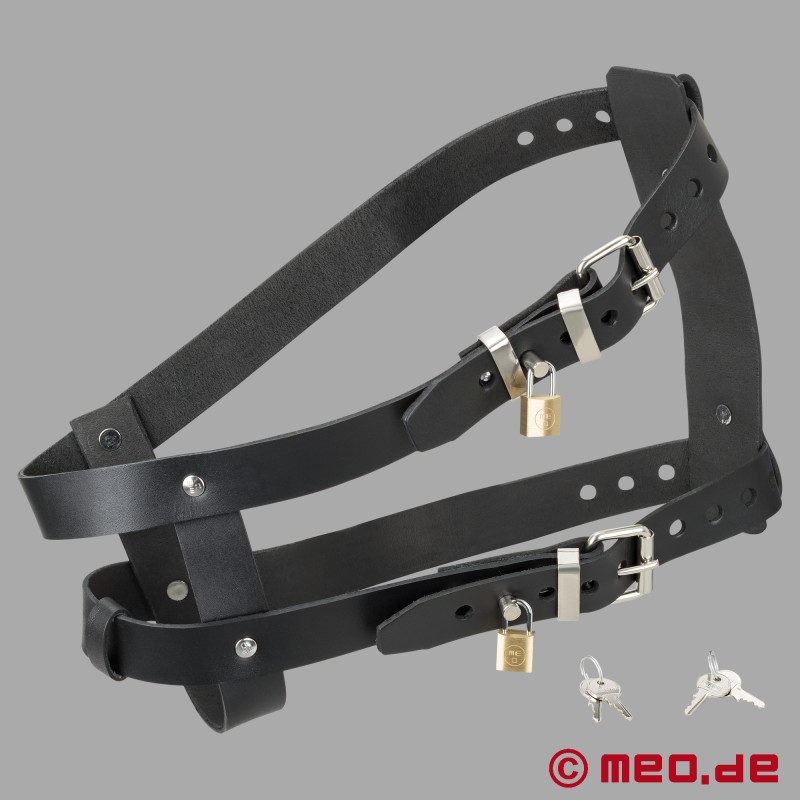 SniffMySneaker™ 2.0 von MEO® - Kopfharness/Gesichtsharness aus Leder - 7