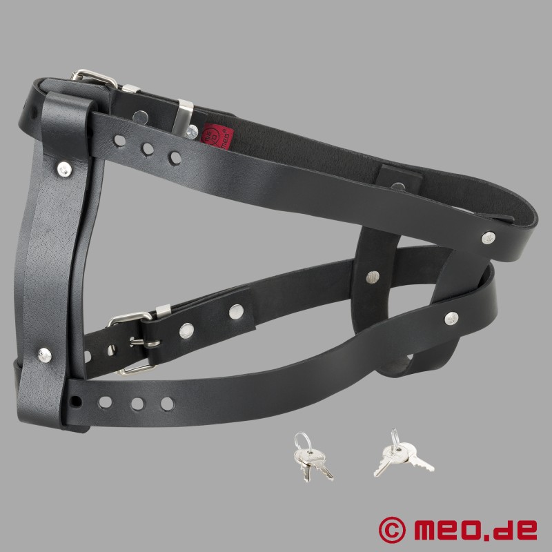 SniffMySneaker™ 2.0 von MEO® - Kopfharness/Gesichtsharness aus Leder - 8