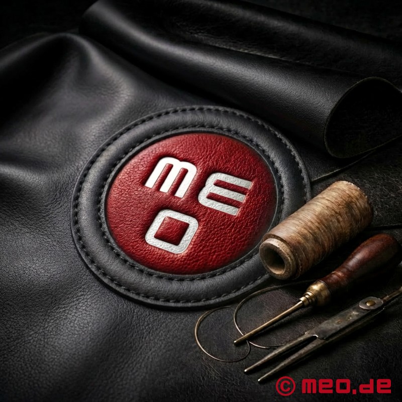 Reguliuojamas odinis žiedas - mėlynas - HankyCode™ - 6