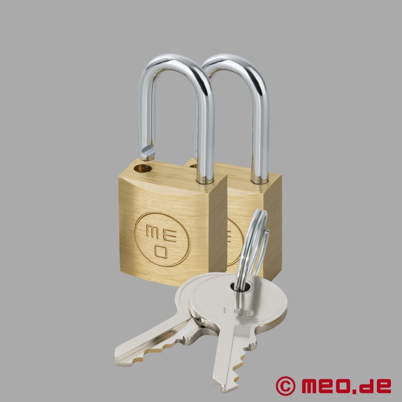 Kilitlenebilir, dolgulu deri el kelepçeleri - MEO®'dan Black Berlin™ koleksiyonu - 5