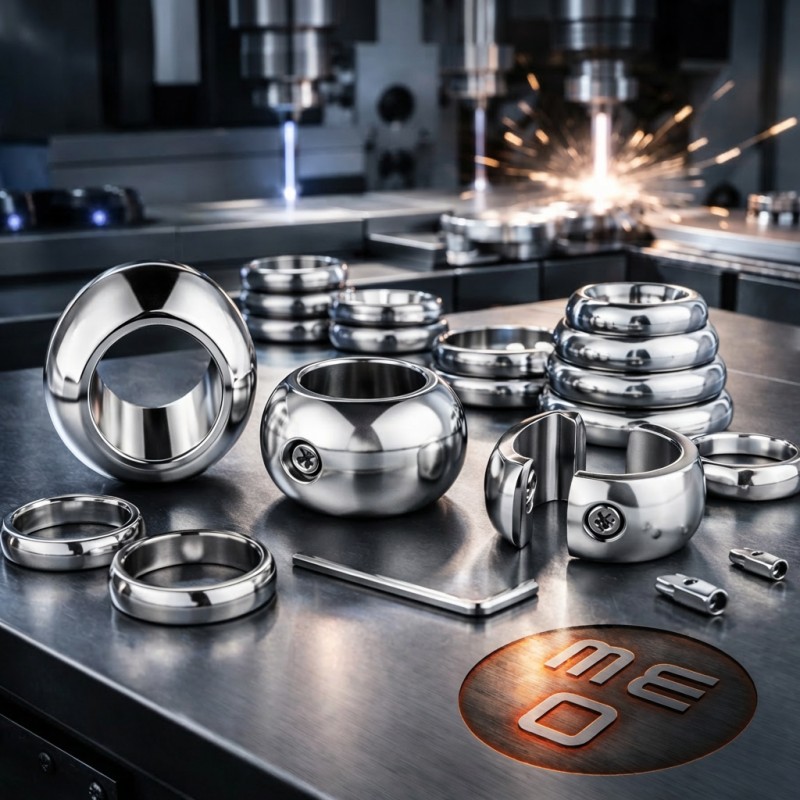 Donut Duke™ - Cockring di lusso in acciaio inox - 11