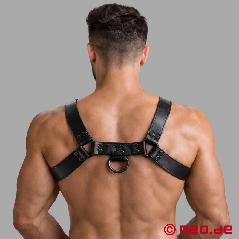 Erkekler için deri koşum takımı - siyah/siyah - FetishGear™ by MEO® - 3