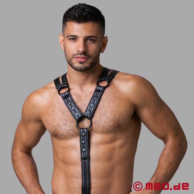 Neoprén BDSM hám - Alphamale - 5