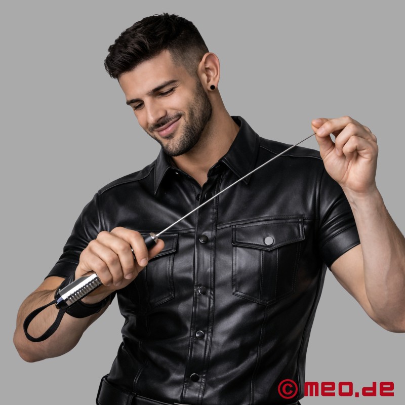 Dr. Sado Pain Conductor - Stainless Steel Riding Crop - 1